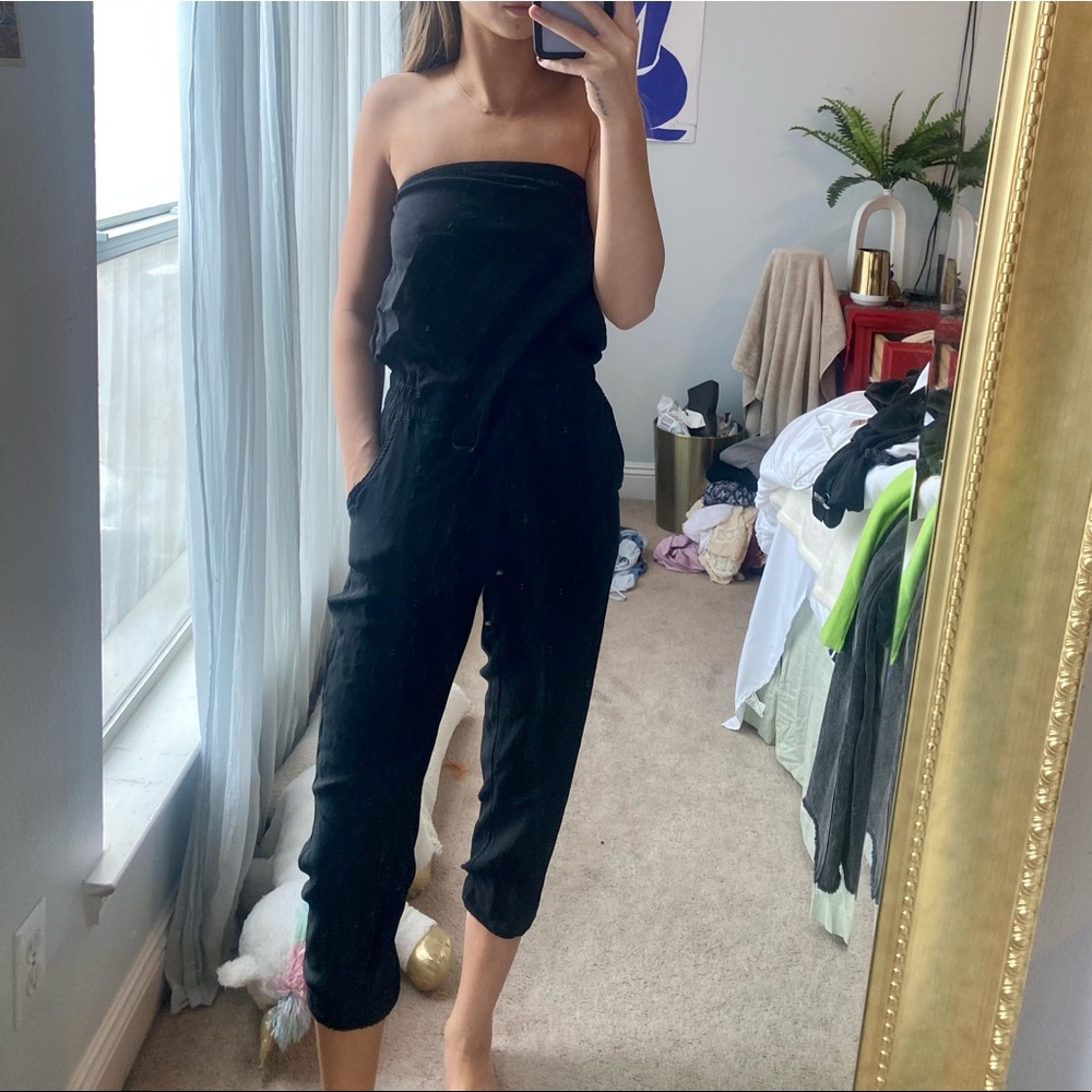 Black Strapless Jumper